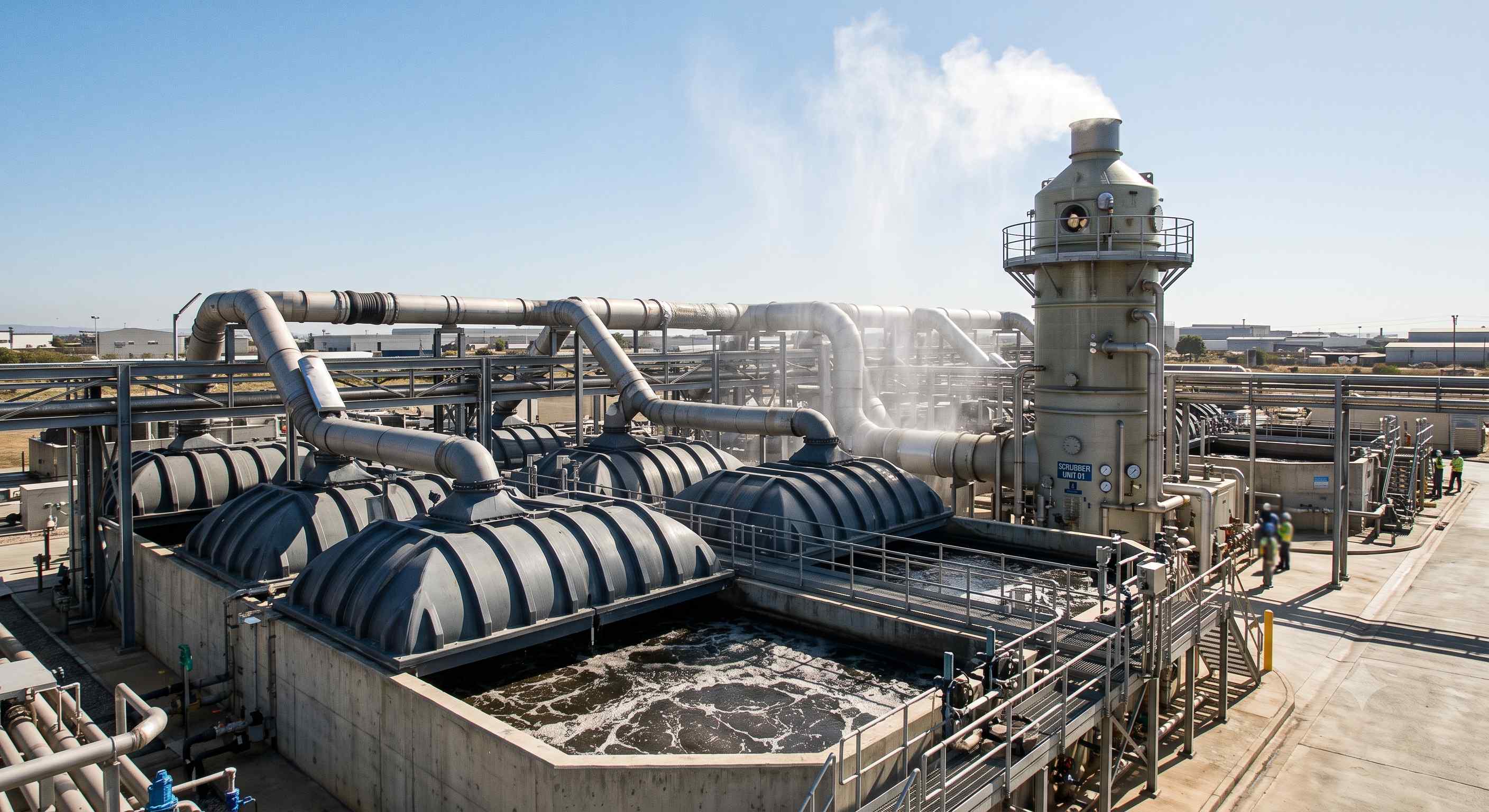 Aqualus High-TDS STP Odour Control for Housing Societies in Hyderabad project